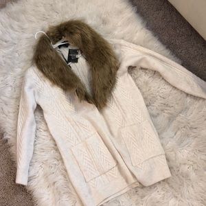 Cream cardigan
